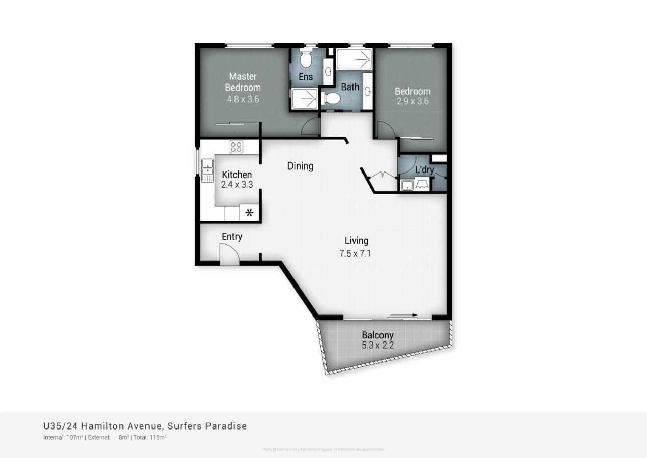 Coco Bella Retreat In Central Surfers - Sleeps 6-8 Gold Coast Bagian luar foto